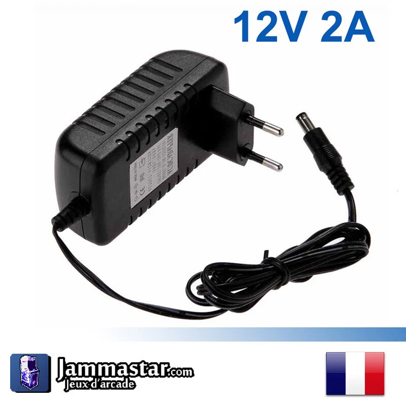 Adaptateur Secteur 100-240V DC 12V 2A - Alimentation - Power Supply - 5.5x2.1mm - Photo 1/1