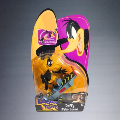 Figura de acción Mattel Looney Tunes Back In Action Daffy Pato Lucas 2003 B4901 Foto 1 de 4