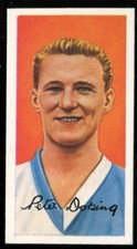 Trade Card, Barratt, FAMOUS FOOTBALLERS, A10,1962, Blackburn, P Dobing, #21