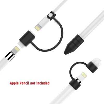 Easy to Install Durable 3 Pieces Silicone Bundle for Apple Pencil 1st Generation - Image 1 of 4