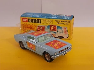 CORGI Ford Mustang Fastback art. 348 Nuova, scatola originale - Imagen 1 de 3