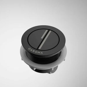 Caroma Luna Geo Profile 4 Round Cistern Toilet Flush Button Matte Black 415028BL - Picture 1 of 2