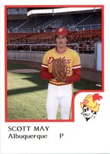 1986 Albuquerque Dukes ProCards #14 Scott May