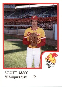 1986 Albuquerque Dukes ProCards #14 Scott May