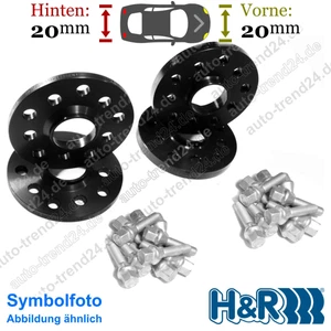 Spurplatten schwarz vorne & hinten 20mm/Achse u.a.: BMW 2er Cabriolet F23 14-21 - Bild 1 von 12