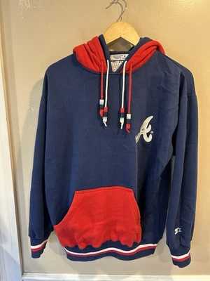Atlanta Braves Starter MLB Sweatshirt 90s Multicolor Large Vintage - Image 1 of 4