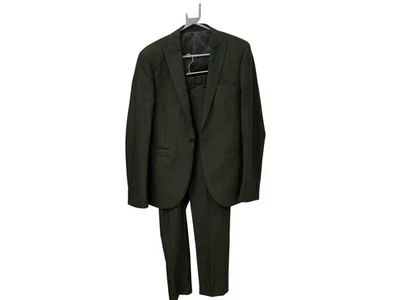 Next Tailoring 2 Piece Suit 38L Green Wool Blend Classic Fit 6155 - Image 1 of 4