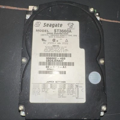 Seagate Medalist 545XE ST3660A 545MB 120KB 3800RPM IDE 3.5" IDE Hard Drive HDD - Image 1 of 4