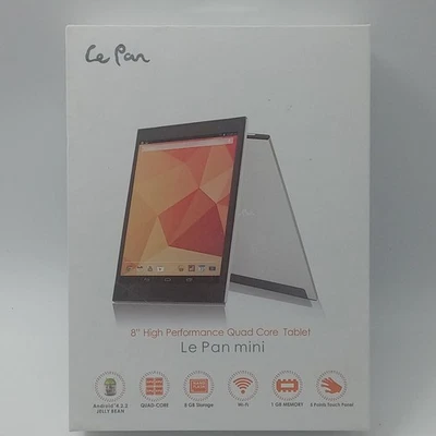 Android Tablet Le Pan Mini 8GB TC802A 8" Quad Core Jelly Bean W/ Cord Tested - Image 1 of 4