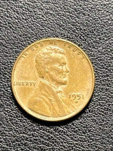 1951 D D/D RPM Lincoln Wheat Penny Cent Denver Mint Repunched Mint Mark - Picture 1 of 3