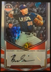 Brennan Seiber Auto 2025 Panini USA Stats & Stripes NTS-BS 🔥 Collegiate Team 🔥 - Bild 1 von 4
