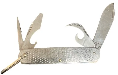 VINTAGE CAMILLUS 2003 US ARMY UTILITY KNIFE 100 % STAINLESS STEEL VERY NICE! P3 - Image 1 of 4