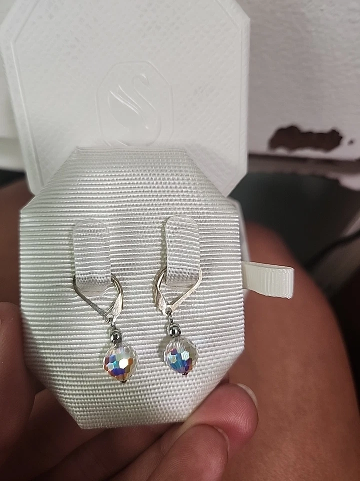 Swarovski Crystal Dangle Earrings  - Image 1 of 4