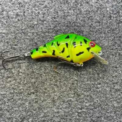 Винтажная приманка Bass Pro Shops Rick Clunn ETI Orion 2,5 дюйма - Fire Tiger - Изображение 1 из 4