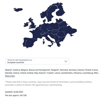 2025 Latest UPDATED VW DISCOVER MEDIA MIB2 SAT NAV NAVIGATION SD CARD V18  - Image 1 of 3