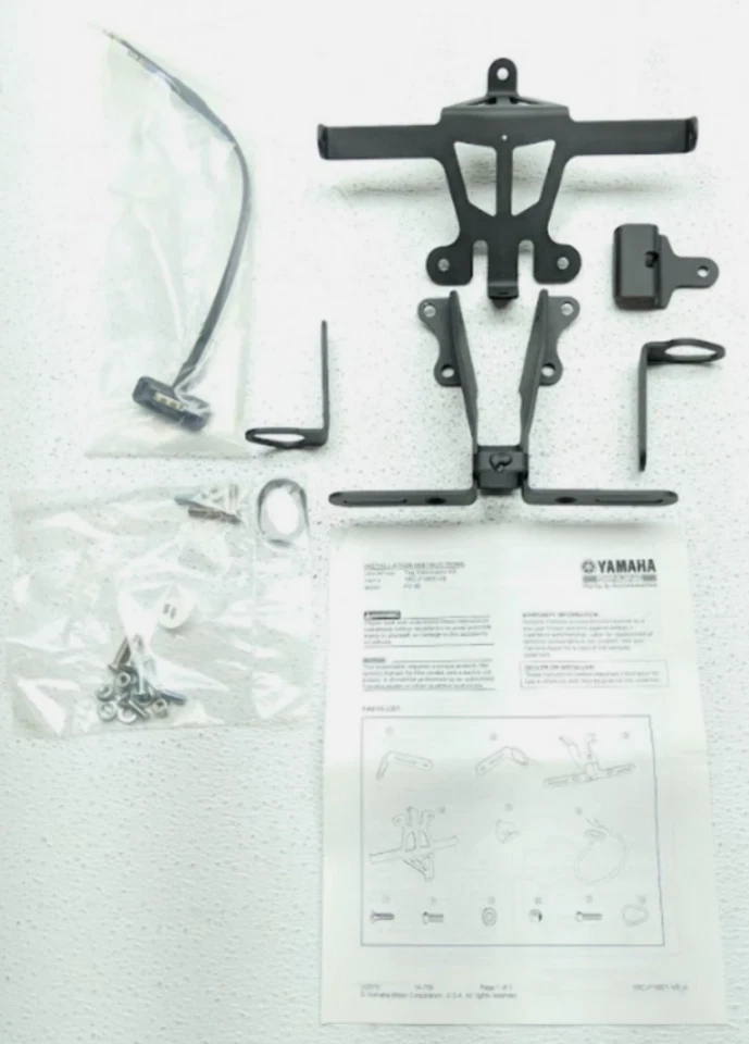 2014-2015 FZ09 Yamaha Nuevo OEM Kit Eliminador de Etiquetas 1RC-F16E0-V0 Foto 1 de 1