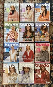 World of Fashion BURDA Magazin Lot ~ 2004 ~ 12 Ausgaben ~ komplett mit Mustern - Bild 1 von 13