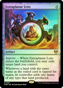 Magic The Gathering MTG LÁMINA DE LENTE EXTRAPLANA Commander Masters casi nueva - Imagen 1 de 1