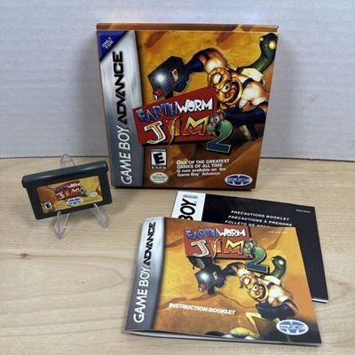 Earthworm Jim 2 (Game Boy Advance GBA) ¡100% Completo! ¡EXCELENTE Estado! Foto 1 de 4