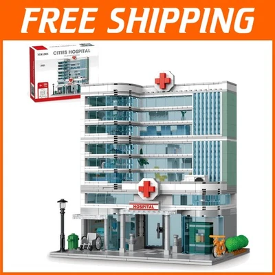 1350-Piece City Hospital Toy Compatible with Lego - Image 1 of 4