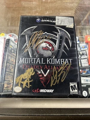 Mortal Kombat: Deadly Alliance (Nintendo GameCube, 2002) Complete Autographed - Image 1 of 4