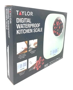 Nueva Báscula de Plataforma de Cocina Digital LED Impermeable Taylor, Ingredientes Secos Líquidos - Imagen 1 de 3