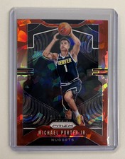 Michael Porter Jr. 2019-20 Prizm Red Cracked Ice #88 Denver Nuggets 
