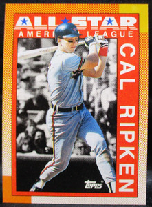 1990 Topps All Star Cal Ripken Jr. Baseball Card #388