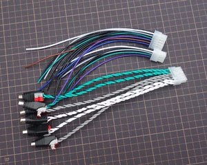High Level Line RCA Eingang Ausgang Kabelbaum Kabel für Sony XM-GS6DSP Auto Verstärker - Bild 1 von 4