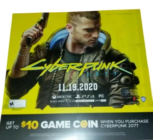 Cyberpunk 2077 GIGANTIC Promotional Poster (4pcs) - 48" x 48" - Picture 1 of 5
