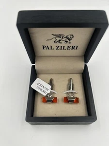 Neu mit Etikett. Pal Zileri Manschettenknöpfe Edelstahl Metall - Bild 1 von 2