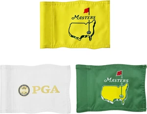 Practice Putting Green Flag for Backyard, Double-Sided Augusta National PGA Golf - Picture 1 of 12