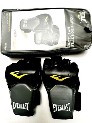 New Everlast Competition Style MMA Grappling Gloves Size S/M DK20_33 A4-18 - Image 1 of 4