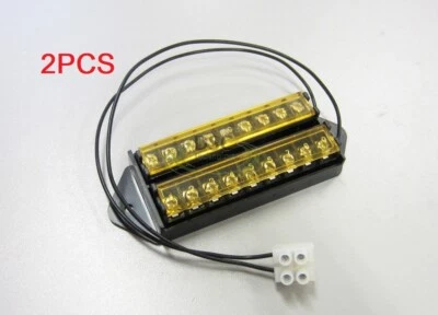 2Counts Splits 1 Input to 8 Out Terminal Block Bus Bar, 18AWG Power Lead - Image 1 of 4