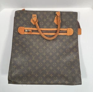 Vintage Louis Vuitton Signature Monogram Canvas Leder Beuteltasche Tasche 4x13x15" - Bild 1 von 7