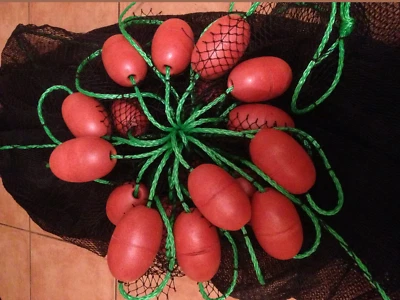 Abfischzeit✅ Zugnetz 4m - 30m 2m tief MW 10mm 20mm 25mm Schleppnetz,Koi Karpfen  - Bild 1 von 3