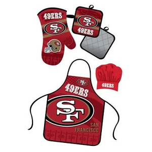San Francisco 49ers Apron and Oven Mitt Bundle - Picture 1 of 1