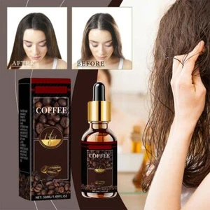 Aceite esencial de café para el crecimiento del cabello Aceite capilar seco 30 ml con aceite capilar K0Y8 - Imagen 1 de 11