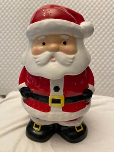 SCM Designs 8 Zoll Keramik Weihnachtsmann Glas mit Deckel - Bild 1 von 7