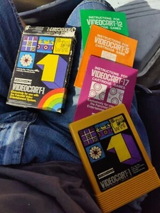 Vintage Fairchild Channel F Videocart 1 Cartridge/ box/&3 Manuals Not #1!READ - Picture 1 of 9