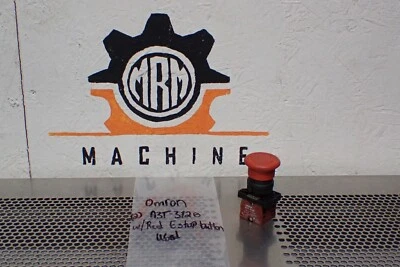 Omron Red Push Pull Emergency Stop with 2 Omron A3T-3120 Contacts Foto 1 de 4