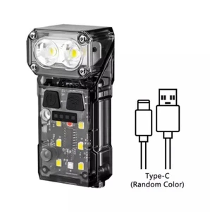 Rechargeable USB LED Headlamp Clip on Cap Hat Light Head Torch Fishing Camp Lamp - Picture 1 of 8