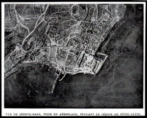 1919  --  TURQUIE   VUE AERIENNE SUR SEDDUL BAHR   3D379 - Bild 1 von 1