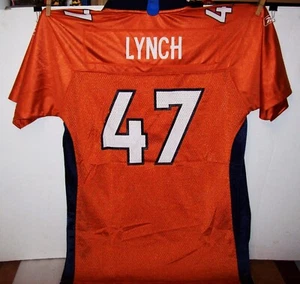 NFL Reebok John Lynch #47 Denver Broncos Jersey Child Size L / Adult Med. - Picture 1 of 4