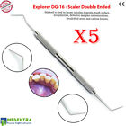 Explorer DG-16 Set Of 5 Endodontic Root Canal Scalers Hollow Handle Dentist Tool