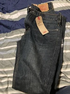 Levis 527 Slim Bootcut Mens Jeans #4257 Dark Blue W34L32 Levi - Picture 1 of 1