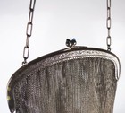 Handtasche Alpacca Abendtasche um 1900 Antik 