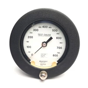 Medidor de prueba Ashcroft 451082PS02B800#, esfera de 4,5", 800 psi, 0,25 % de precisión, 1/4" NPT - Imagen 1 de 5