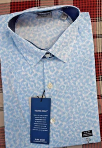 Kenneth Cole Reaction Slim Fit Flex Shirt Mist 15,5 32-33 - Bild 1 von 3