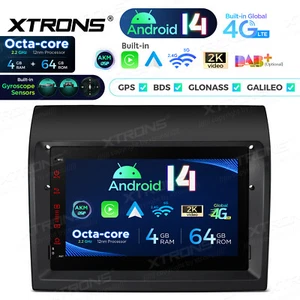 7" Android 14 Autoradio 4G+64GB Gyroskop CarPlay für Fiat Ducato CITROEN JUMPER - Bild 1 von 20